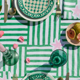 Green Capri linen napkins (set of 4)