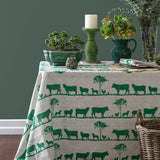 Green Paddock linen napkins (set of 4)