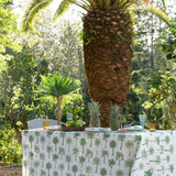 Green Palms linen napkins (set of 4)