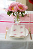 Pink Bee linen napkins (set of 4)