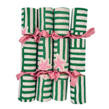 Green + pink Capri Christmas bonbons (set of 4)