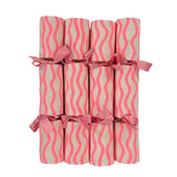 Flamingo Wiggly stripe Christmas bonbons (set of 4)