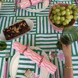 Flamingo Wiggly stripe Christmas bonbons (set of 4)