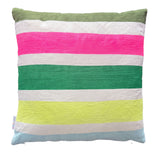 Multi Stripe linen cushion 50cm
