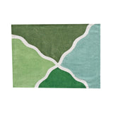 Green Crazy Pave linen Placemats (set of 4)