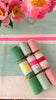 Tennis stripe Christmas bonbons (set of 4)