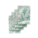 Green Under the Sea linen napkins (set of 4)