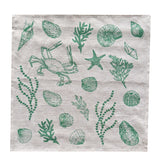 Green Under the Sea linen napkins (set of 4)