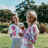 Aqua door Designs x Goondiwindi Cotton pink Vase linen shirt SALE
