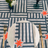 Blue Capri linen placemats (set of 4)