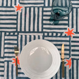 Blue Capri linen placemats (set of 4)