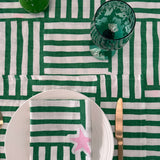 Green Capri linen placemats (set of 4)