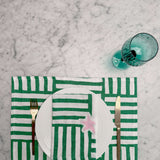 Green Capri linen placemats (set of 4)