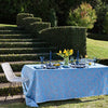 Blue + navy Spaghetti linen tablecloth