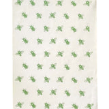 Green Bees linen tea towel (Natural and off-white)