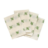 Green Bee linen napkins (set of 4)