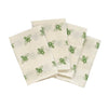 Green Bee linen napkins (set of 4)