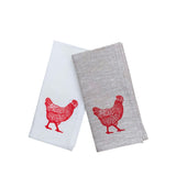 Red Chook linen napkins (set of 4)