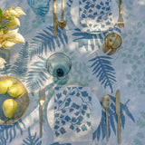 Blue Parsley linen napkins (set of 4)