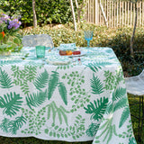 Fern green Parsley linen napkins (set of 4)
