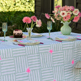 Duckegg Capri linen tablecloth