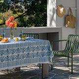 Blue Pomegranate linen napkins (set of 4)