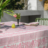 Pink Pomegranate linen napkins (set of 4)