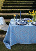 Blue + navy Spaghetti linen tablecloth